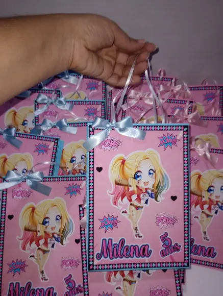 Kit Personalizado Arlequina 60 Itens
