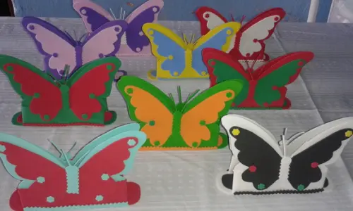 Porta Guardanapo Borboletas