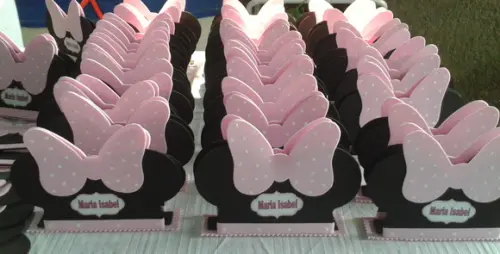 Porta Guardanapo Minnie Rosa