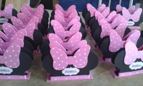 Porta Guardanapo Minnie Rosa