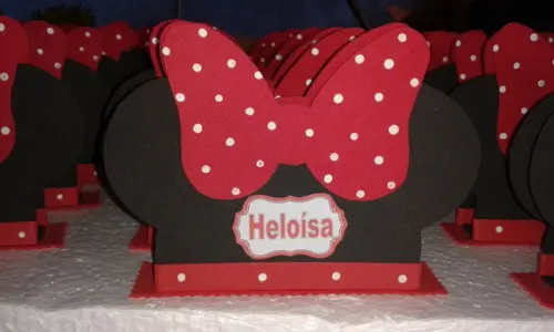 Porta Guardanapos Minnie Vermelha
