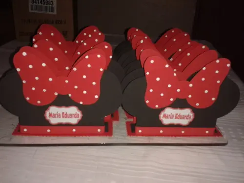 Porta Guardanapos Minnie Vermelha