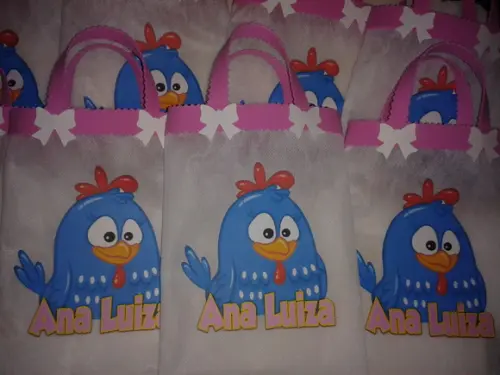 Sacolinha Galinha Pintadinha