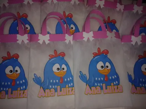 Sacolinha Galinha Pintadinha