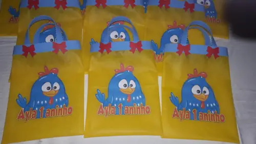 Sacolinha Galinha Pintadinha