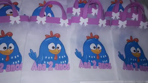 Sacolinha Galinha Pintadinha