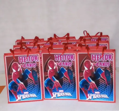 Sacolinha Homem Aranha