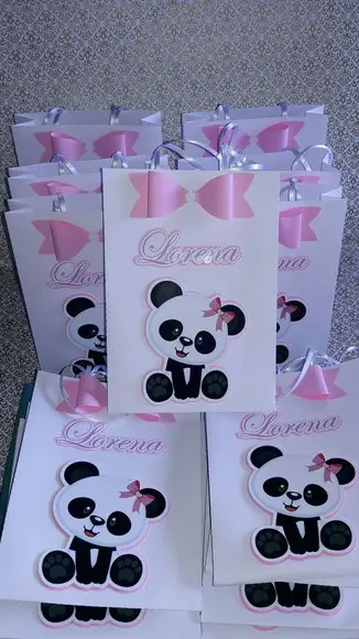 Sacolinha Personalizada Panda