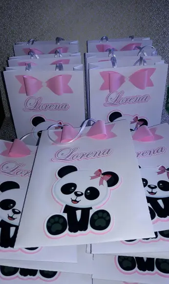Sacolinha Personalizada Panda