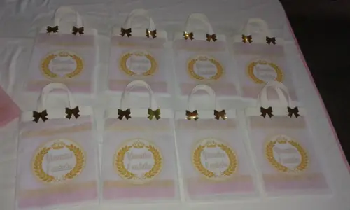 Sacolinhas Personalizadas Princesa coroa