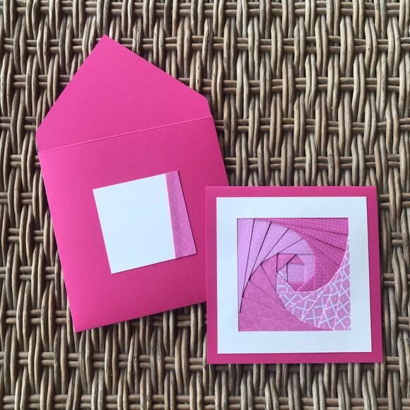 Cartao e Envelope IRIS FOLDING
