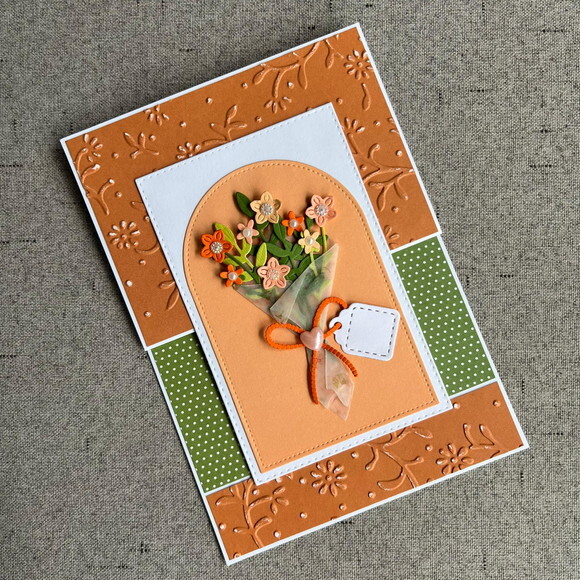 Cartão Tridimensional Bouquet 2