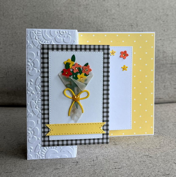 Cartão Tridimensional Bouquet 1