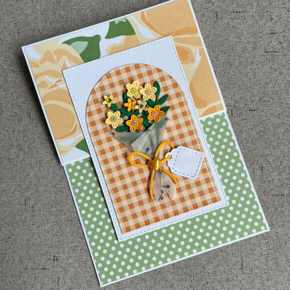 Cartão Tridimensional Bouquet 2
