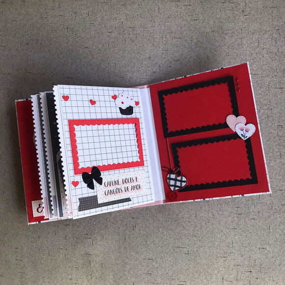 Mini Album com Caixa Livro Love Forever