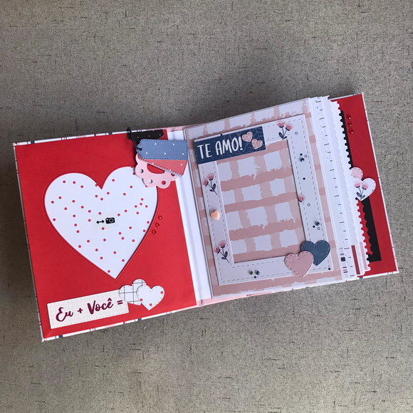Mini Album com Caixa Livro Love Forever