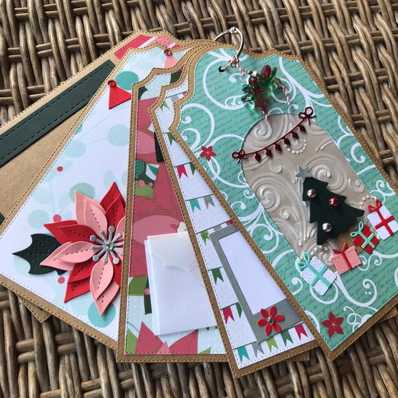 Mini Album Tag Gigante Natal