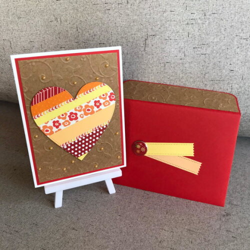 Cartao Amor Washi