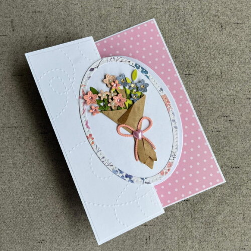 Cartão Tridimensional Bouquet 1