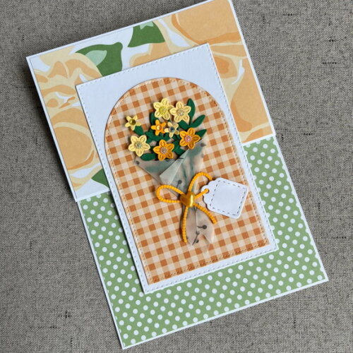 Cartão Tridimensional Bouquet 2