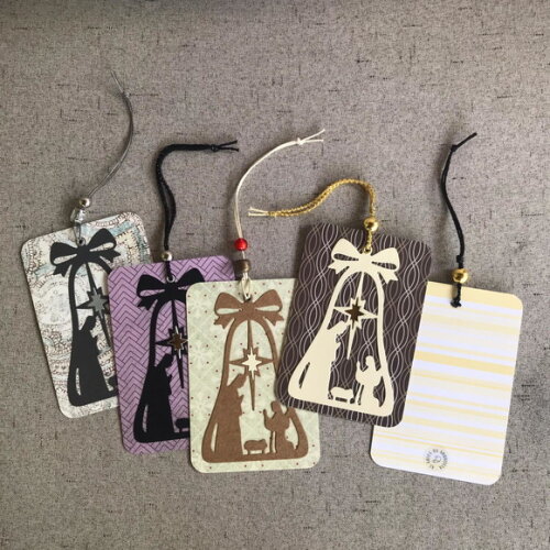 Kit 4 Tags Enfeite Natal