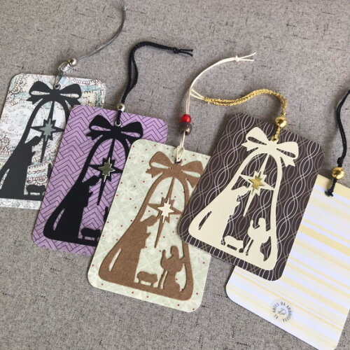 Kit 4 Tags Enfeite Natal