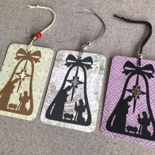 Kit 4 Tags Enfeite Natal