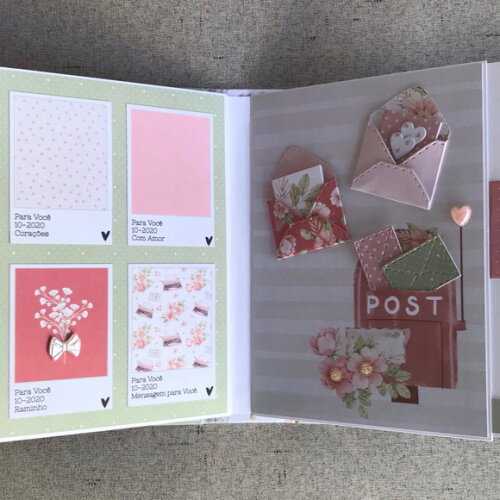 Mini Album com Caixa Livro Love