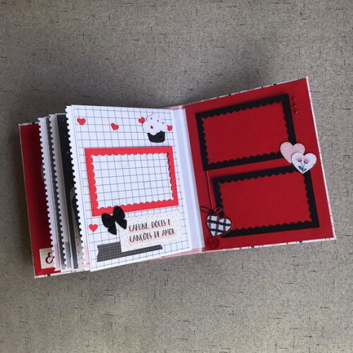 Mini Album com Caixa Livro Love Forever