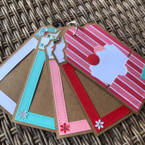 Mini Album Tag Gigante Natal