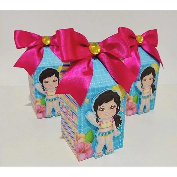 15 Itens Personalizados Caixinhas Pool Party Menina