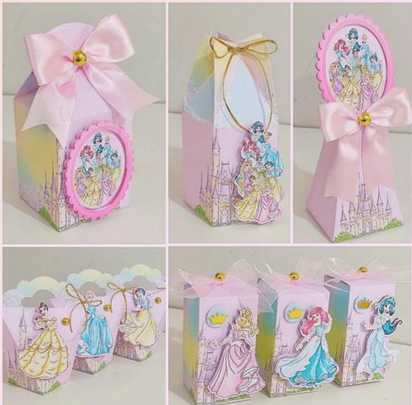 15 Itens Personalizados Caixinhas Princesas