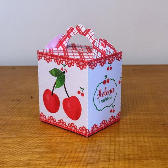 20 Itens Kit de Caixinhas Personalizadas Cerejinha 1 Festas