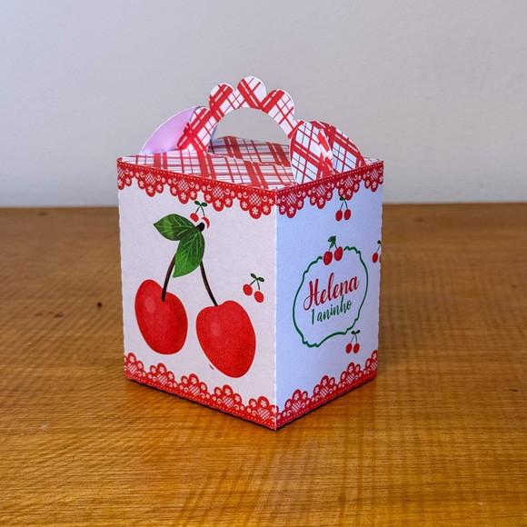 40 Itens Kit de Caixinhas Personalizadas Cerejinha 1 Festas