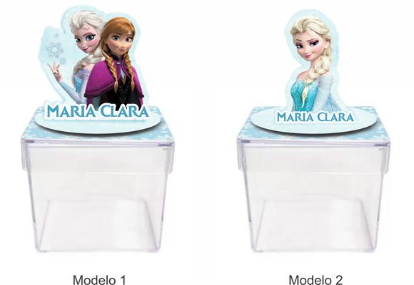 Apliques 3d para Caixa Acrílica Frozen- 30 Unidades