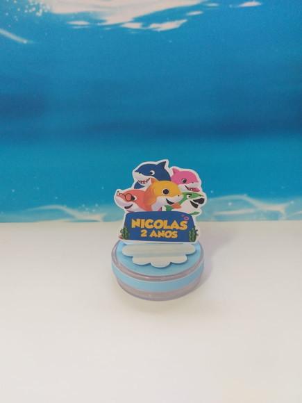 Apliques 3d para Latinhas Baby Shark