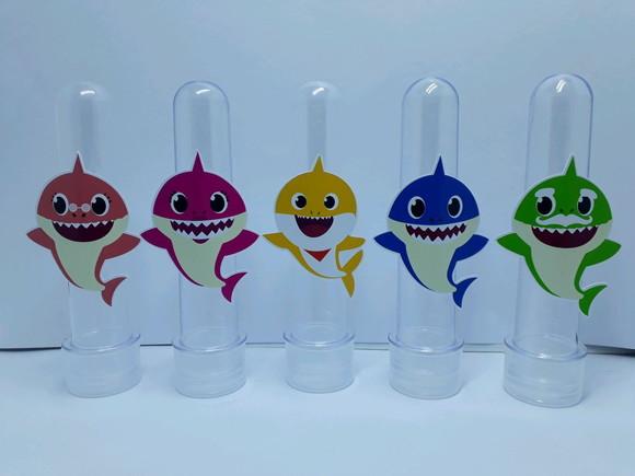 Apliques para Tubetes Baby Shark-50 Unidades
