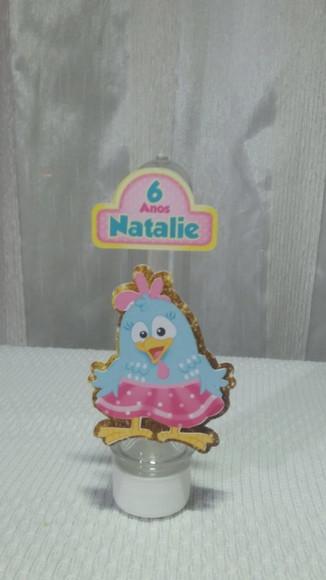 Apliques para Tubetes Galinha Pintadinha 3d-50 Unidades