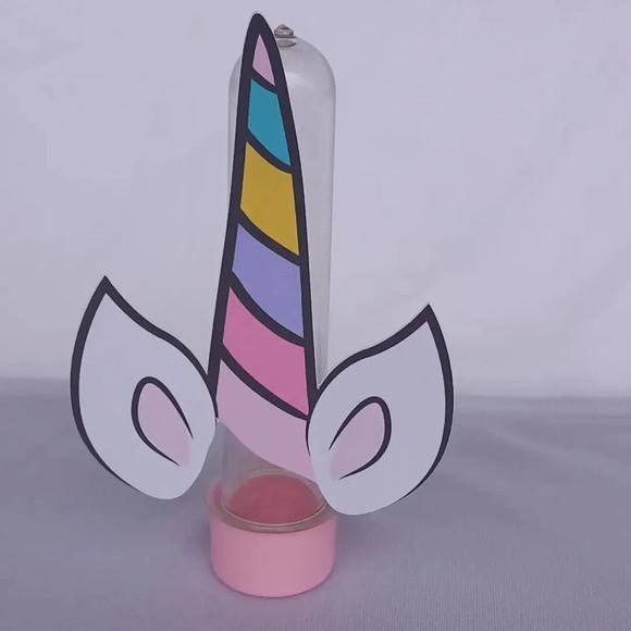 Apliques para Tubetes Unicornio- 50 Unidades