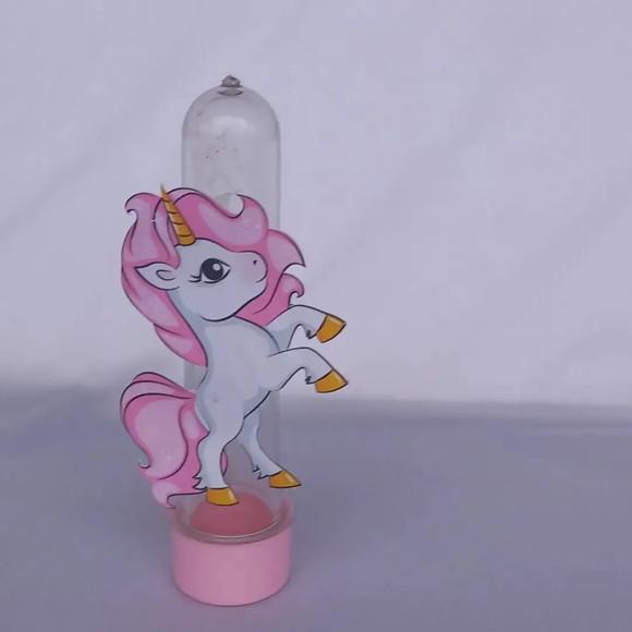 Apliques para Tubetes Unicornio- 50 Unidades
