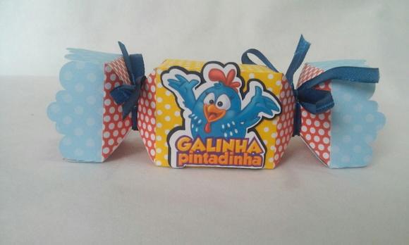 Caixa Bala galinha pintadinha