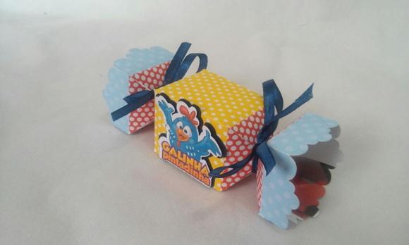 Caixa Bala galinha pintadinha