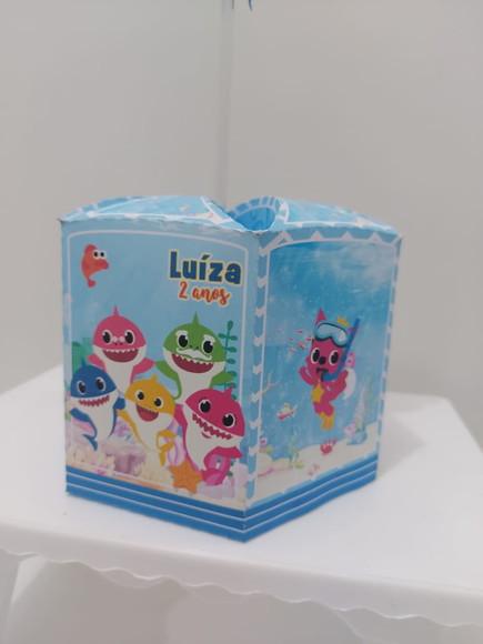 Centro de Mesa Baby Shark Azul