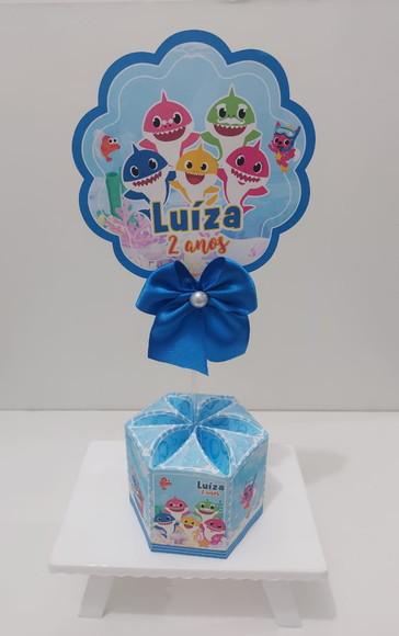 Centro de Mesa Baby Shark Azul