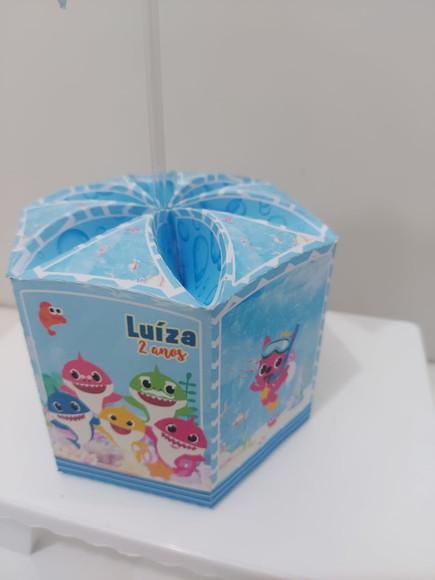 Centro de Mesa Baby Shark Azul