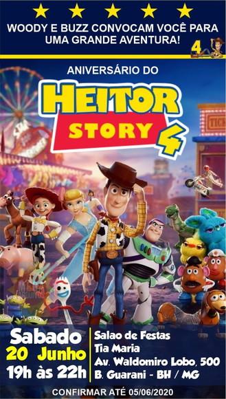 Convite Digital Toy Story