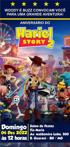 Convite Digital Toy Story