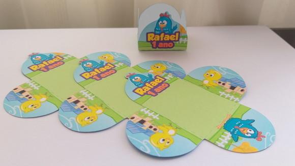 Forminhas p/ Doces Personalizadas Galinha Pintadinha 50 Unid