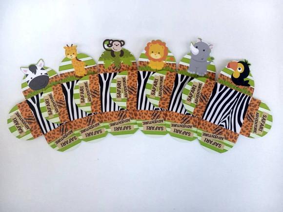 Forminhas para Doces Animais Safari 3 / 50 Unidades