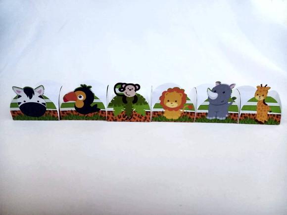 Forminhas para Doces Animais Safari 3 / 50 Unidades